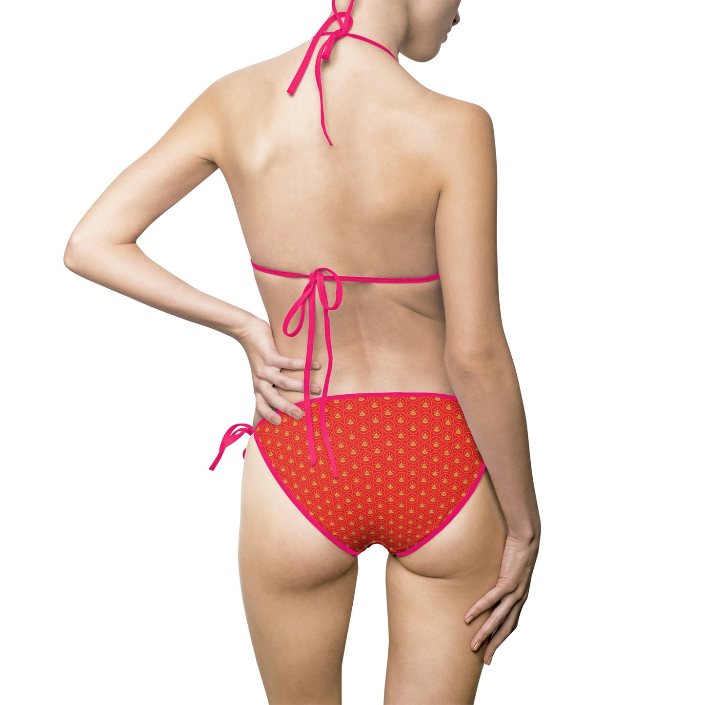 Women's Bikini Swimsuit (AOP) - RED