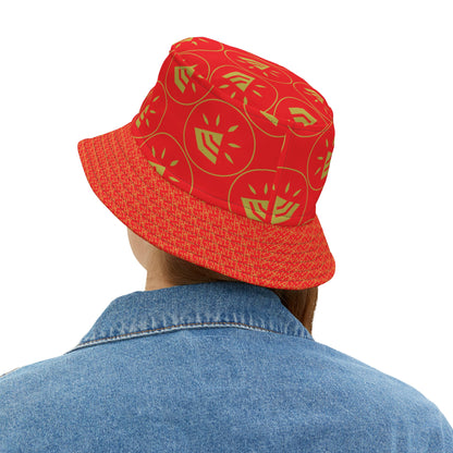 Bucket Hat (AOP) - RED