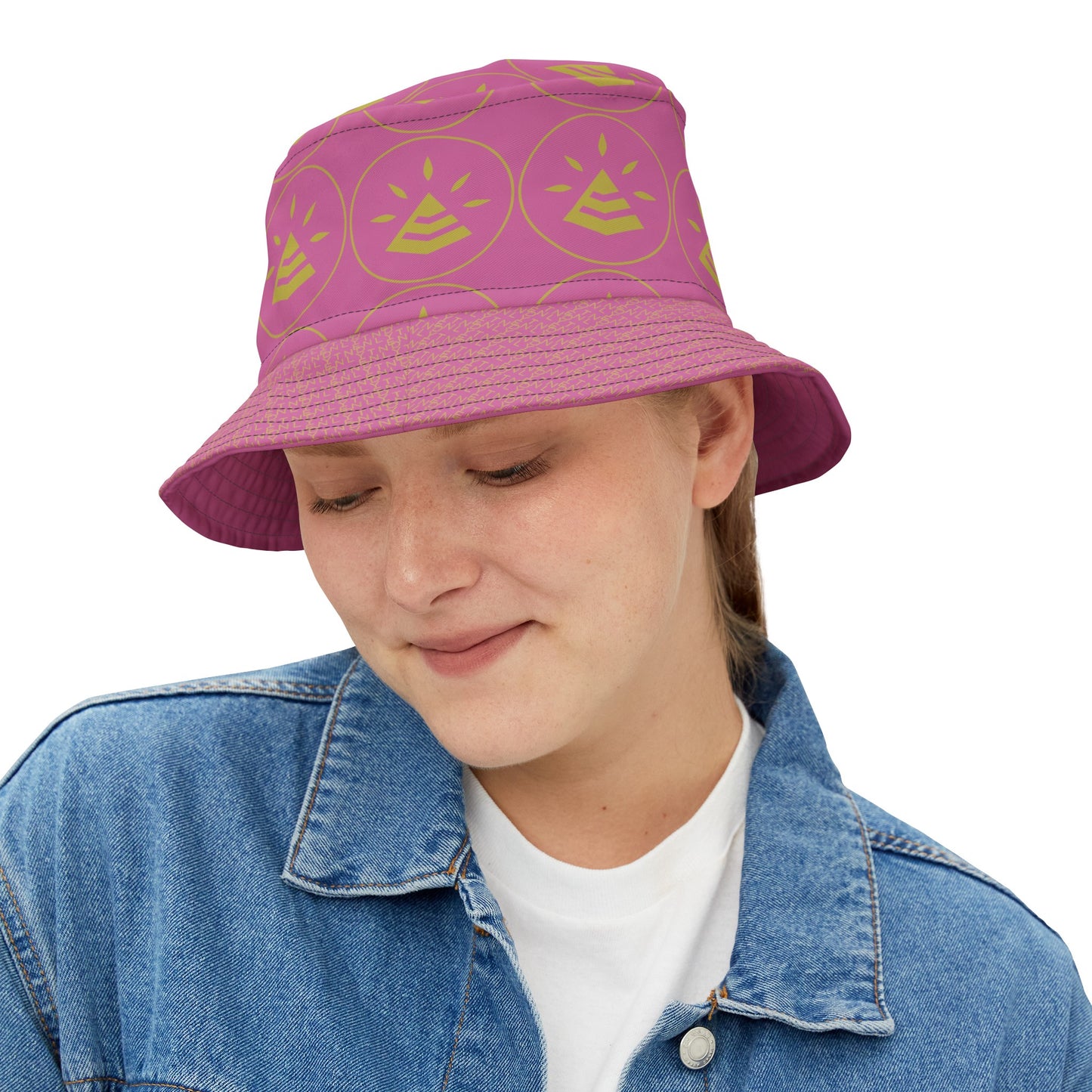 Bucket Hat (AOP) - LIGHT PINK