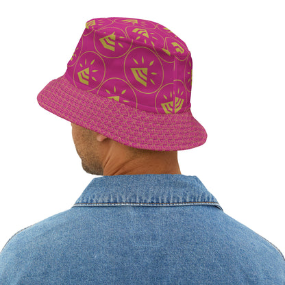 Bucket Hat (AOP) - PINK