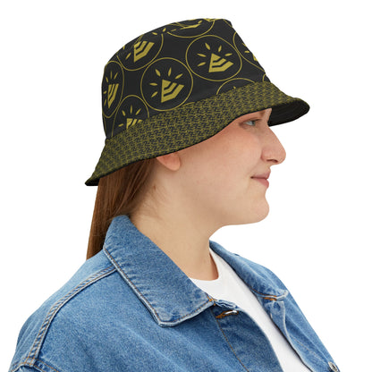 Bucket Hat (AOP) - BLACK