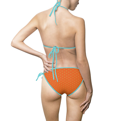 Women's Bikini Swimsuit (AOP) - ORANGE