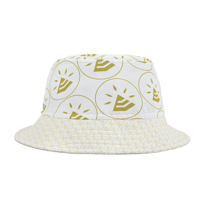 Bucket Hat (AOP) - WHITE