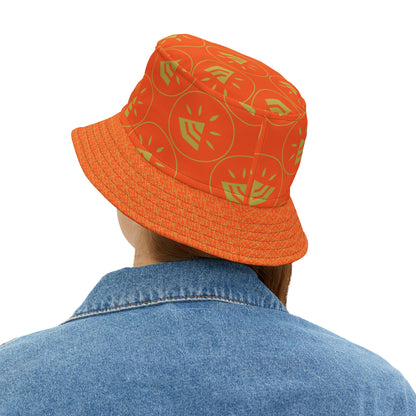 Bucket Hat (AOP) - ORANGE