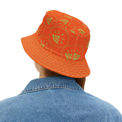 Bucket Hat (AOP) - ORANGE