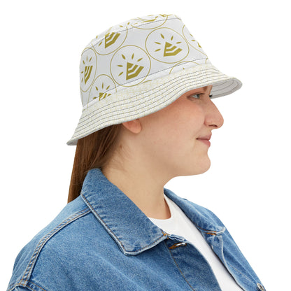 Bucket Hat (AOP) - WHITE