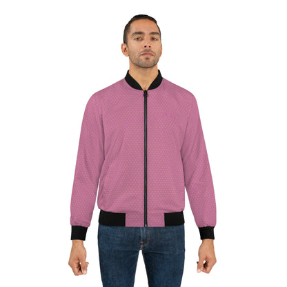 Men's Bomber Jacket (AOP) - LIGHT PINK