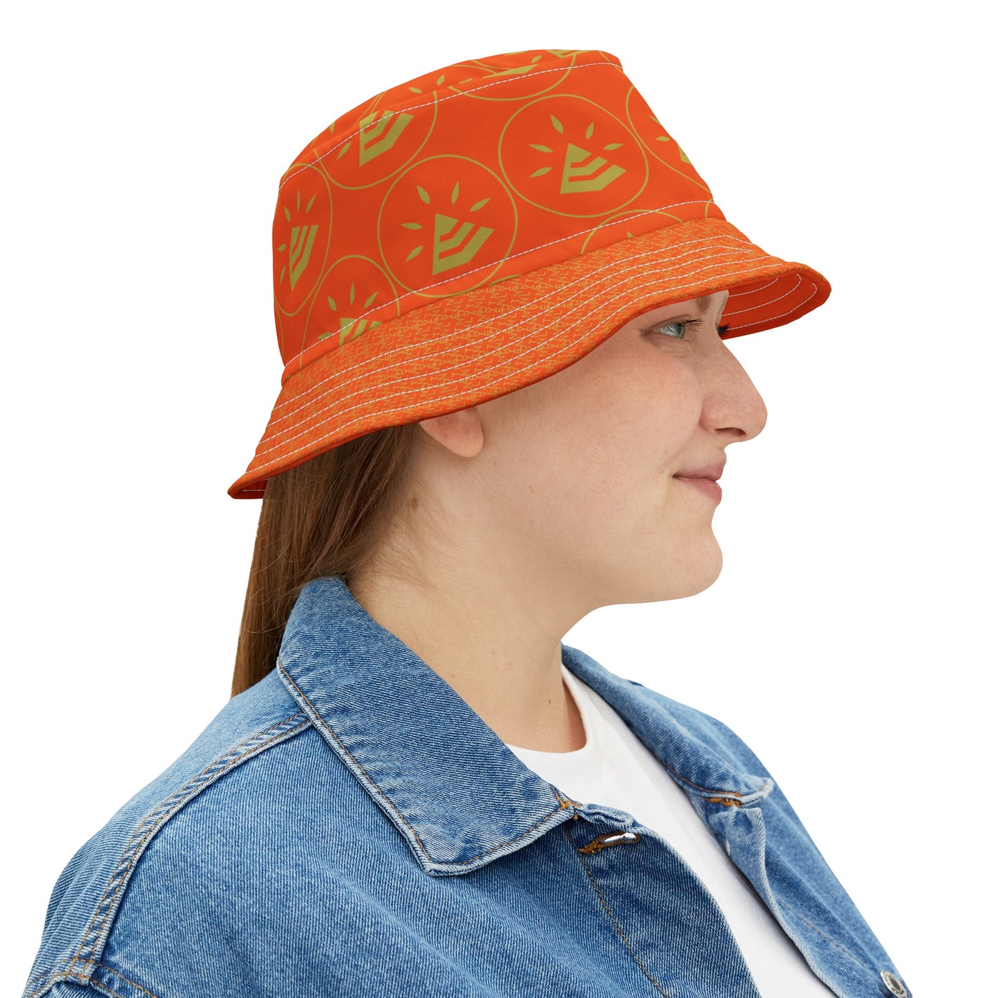 Bucket Hat (AOP) - ORANGE