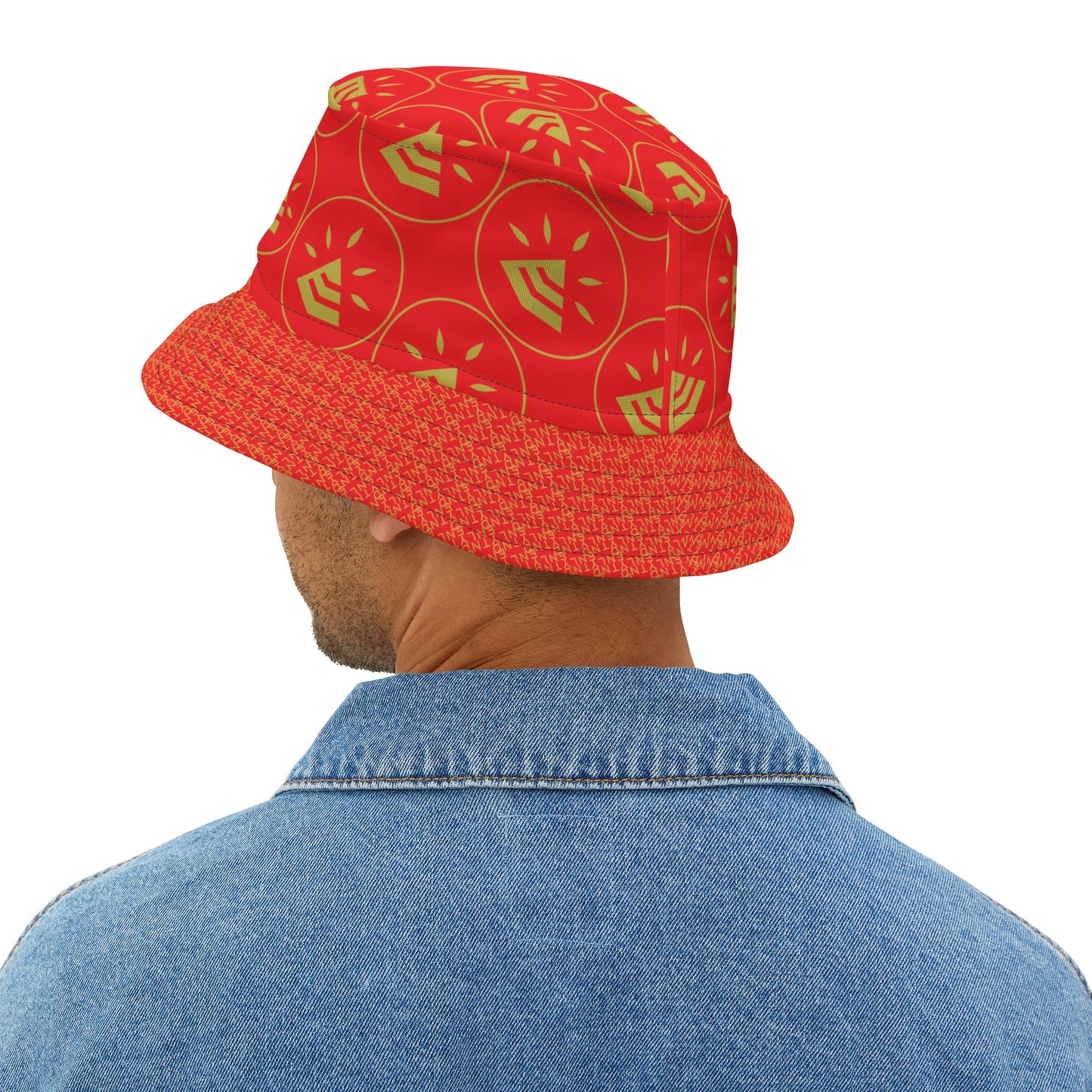 Bucket Hat (AOP) - RED