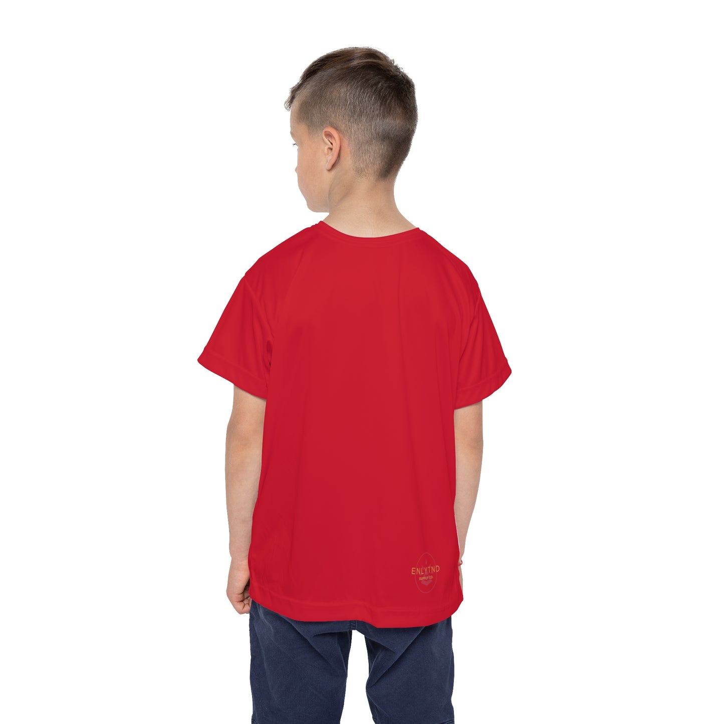 Kids Sports Jersey (AOP) - DARK RED - STYLE 1