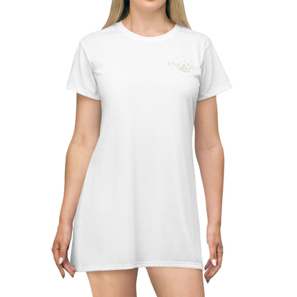 T-Shirt Dress - WHITE