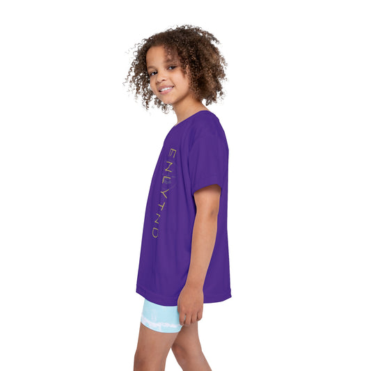 Kids Sports Jersey (AOP) - PURPLE - STYLE 1