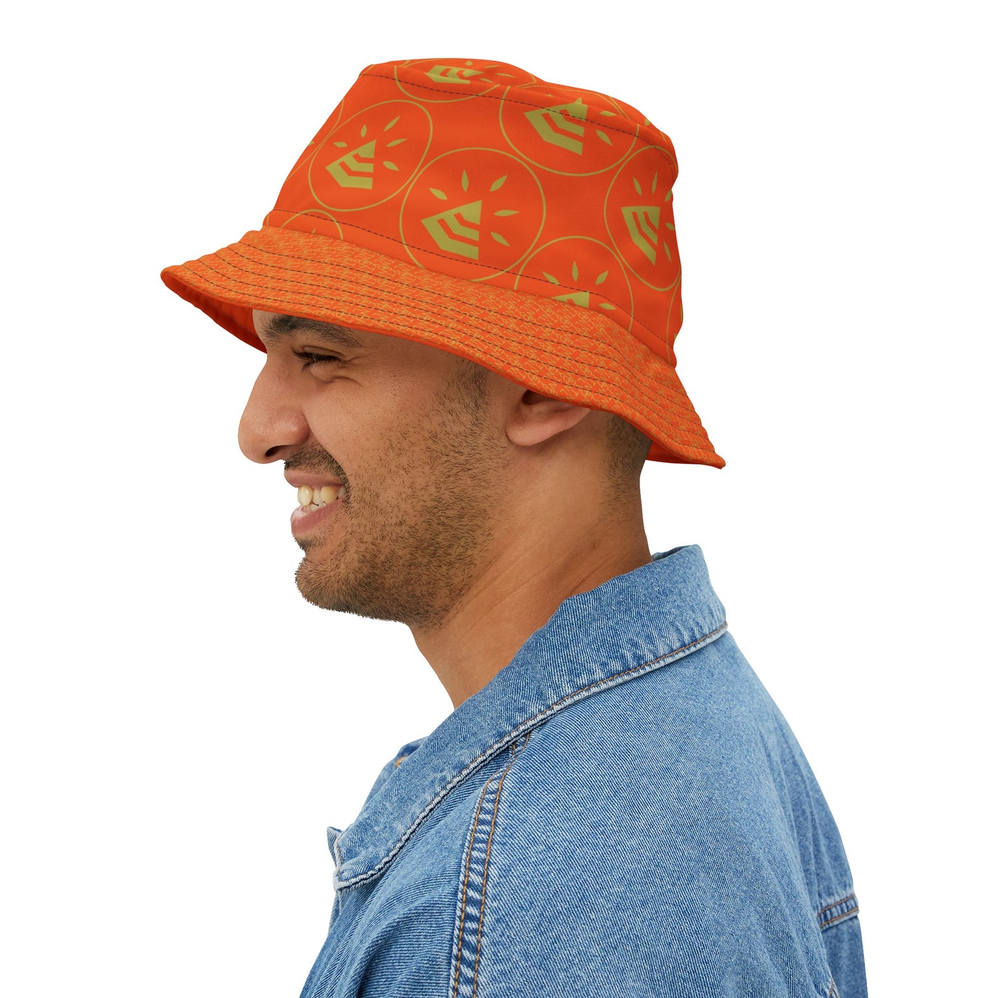 Bucket Hat (AOP) - ORANGE