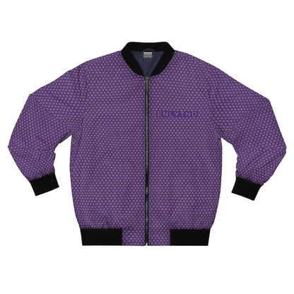 Men's Bomber Jacket (AOP) - PURPLE