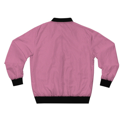 Men's Bomber Jacket (AOP) - LIGHT PINK