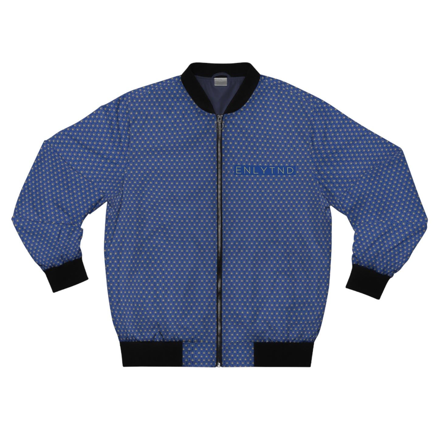 Men's Bomber Jacket (AOP) - DARK BLUE