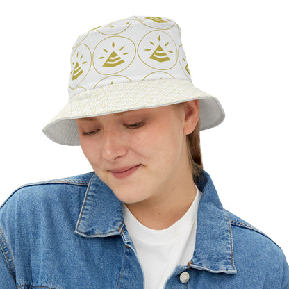 Bucket Hat (AOP) - WHITE