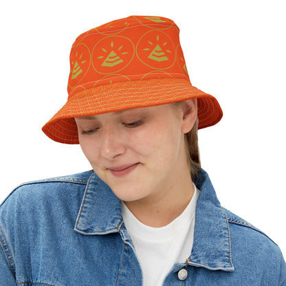 Bucket Hat (AOP) - ORANGE