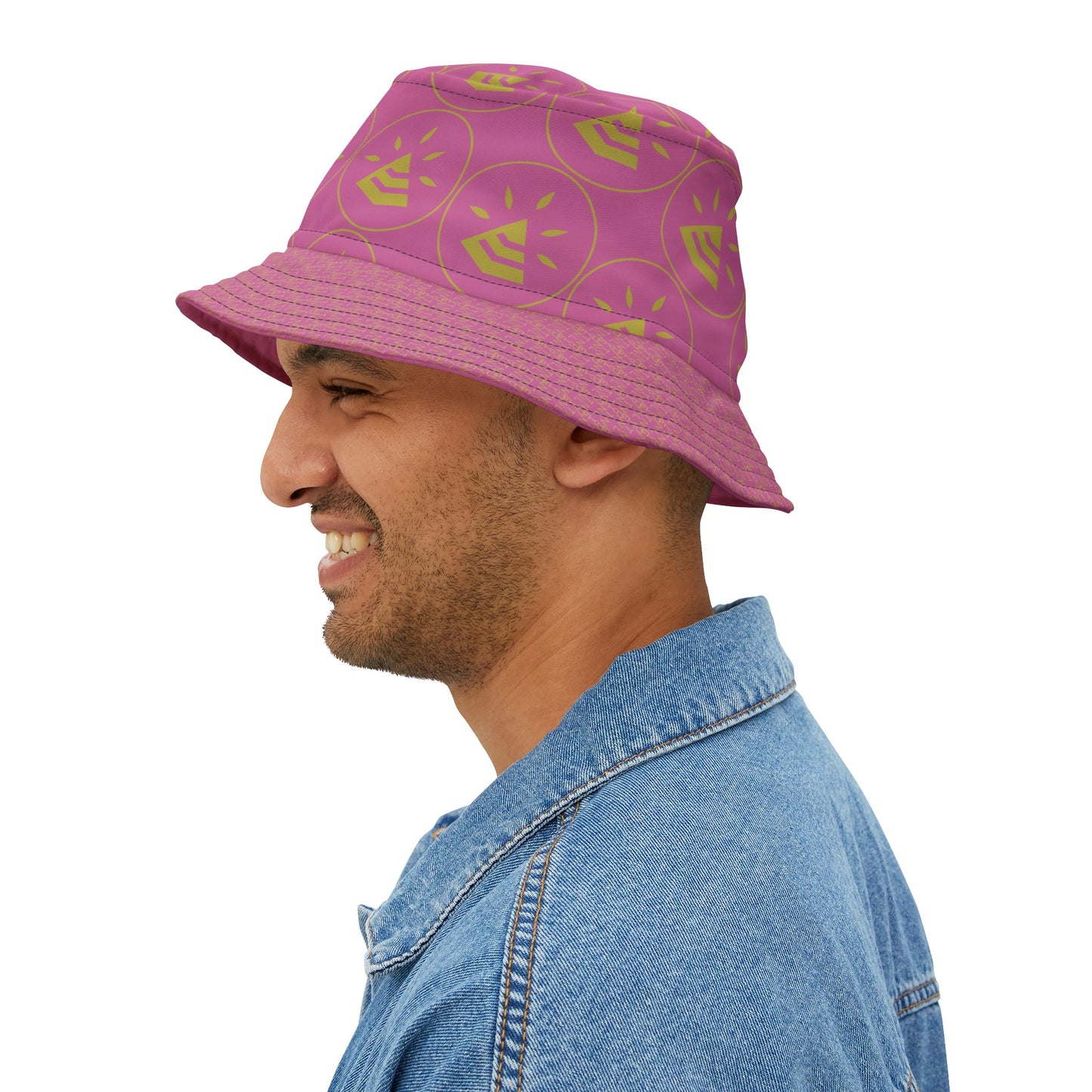 Bucket Hat (AOP) - LIGHT PINK