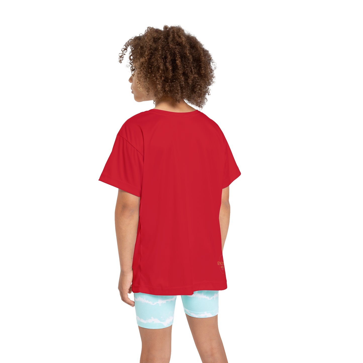 Kids Sports Jersey (AOP) - DARK RED - STYLE 1