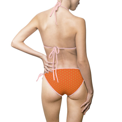 Women's Bikini Swimsuit (AOP) - ORANGE