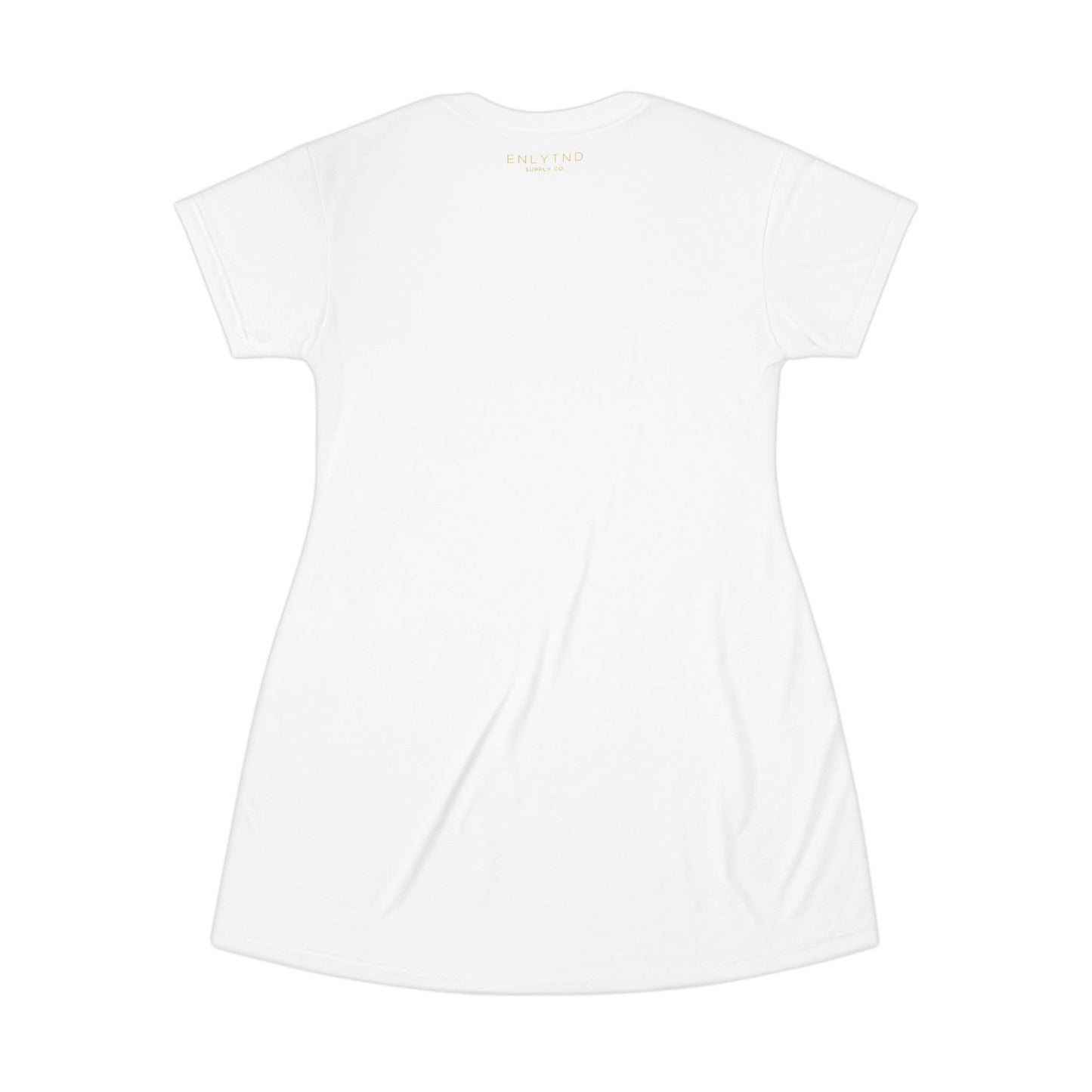 T-Shirt Dress - WHITE