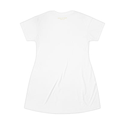 T-Shirt Dress - WHITE