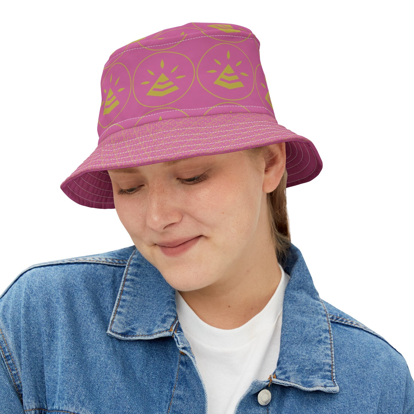 Bucket Hat (AOP) - LIGHT PINK