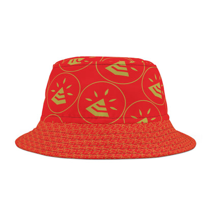 Bucket Hat (AOP) - RED