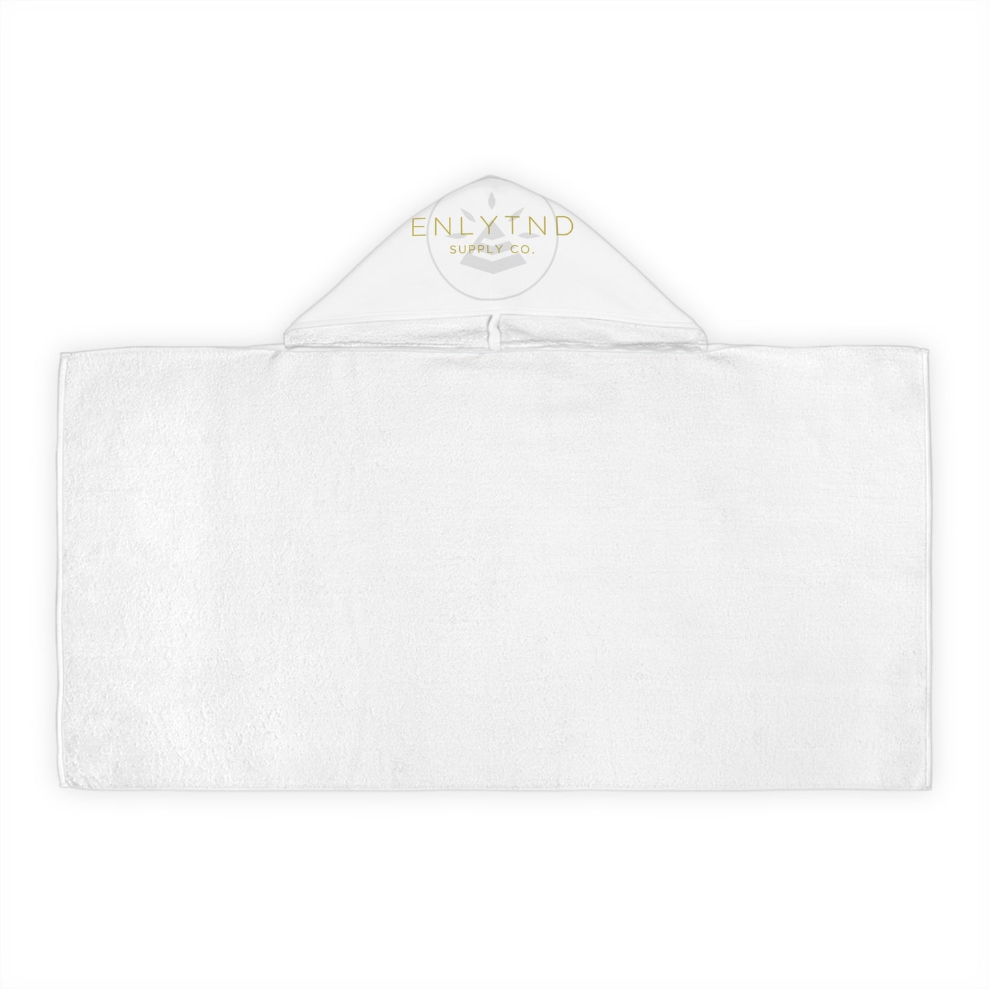 Youth Hooded Towel - WHITE