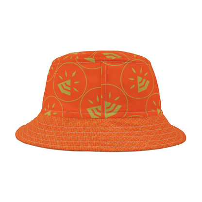 Bucket Hat (AOP) - ORANGE