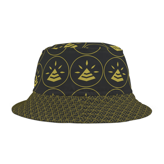 Bucket Hat (AOP) - BLACK