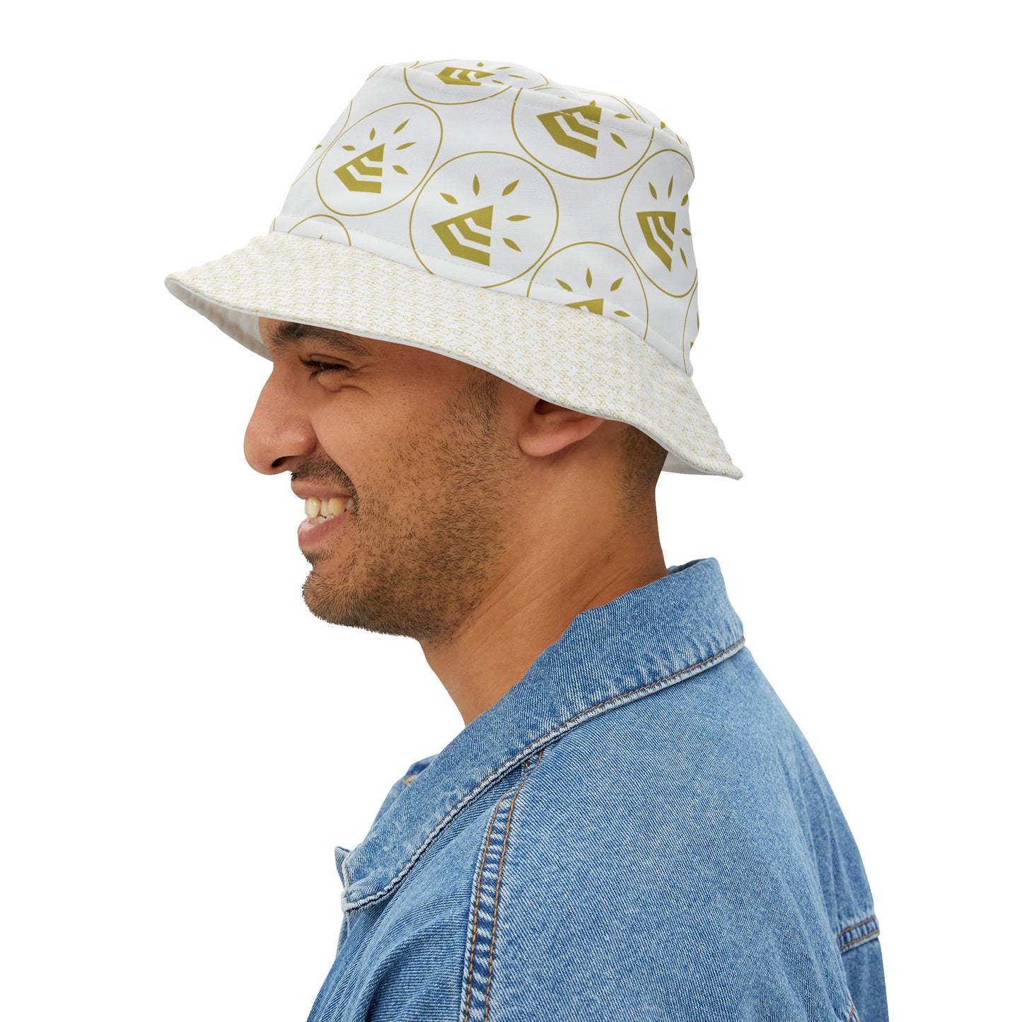 Bucket Hat (AOP) - WHITE