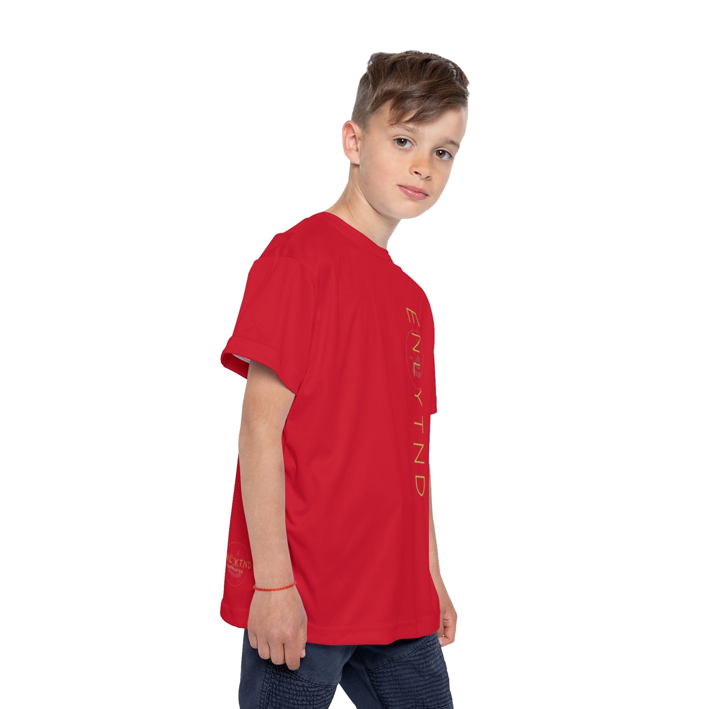 Kids Sports Jersey (AOP) - DARK RED - STYLE 1