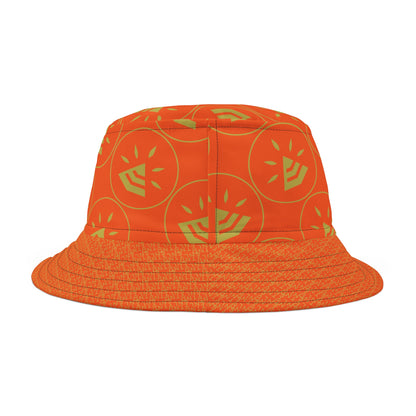 Bucket Hat (AOP) - ORANGE