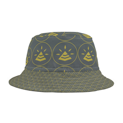 Bucket Hat (AOP) - DARK GREY