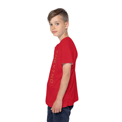 Kids Sports Jersey (AOP) - DARK RED - STYLE 1