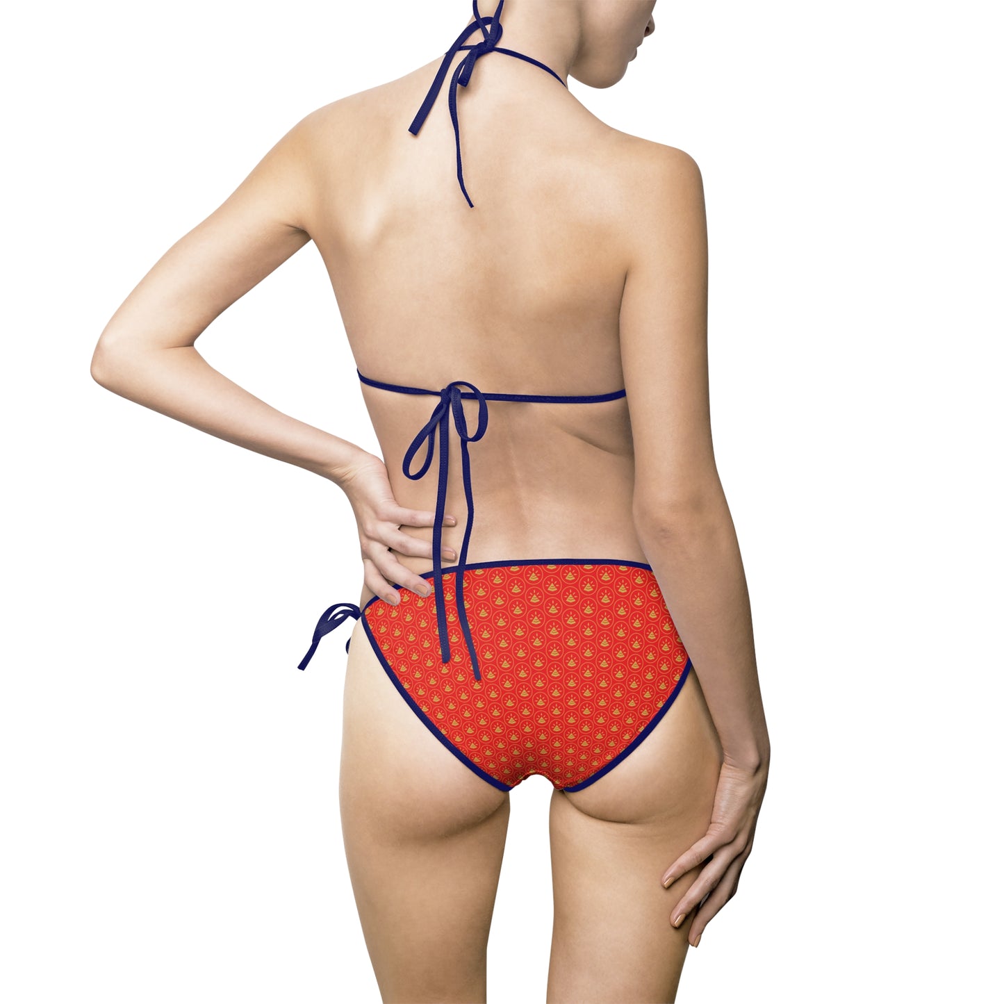 Women's Bikini Swimsuit (AOP) - RED