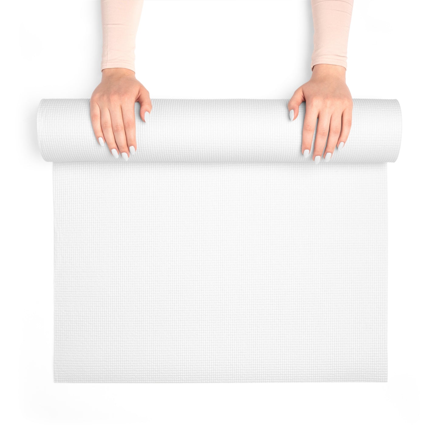 Foam Yoga Mat - WHITE